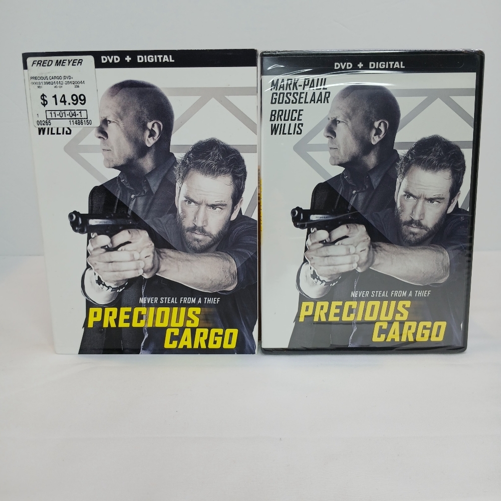 Precious Cargo DVD + DIGITAL ULTRAVIOLET Factory Sealed Bruce Willis 2016 R